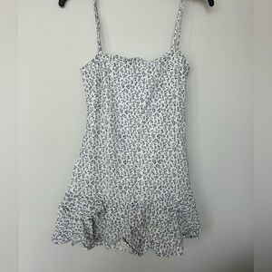 princess polly floral ruffle mini dress